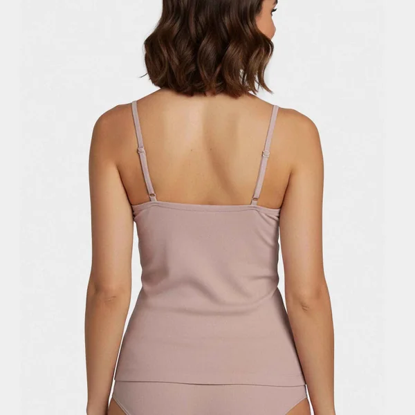 Lyocell v-neck tank top, comfortable and breathable