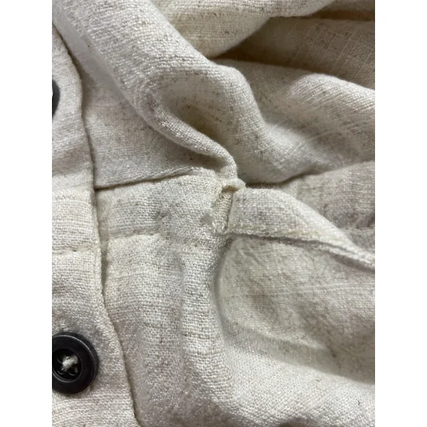 LÉGERS DÉFAUTS - ROMPER en lin - beige mix