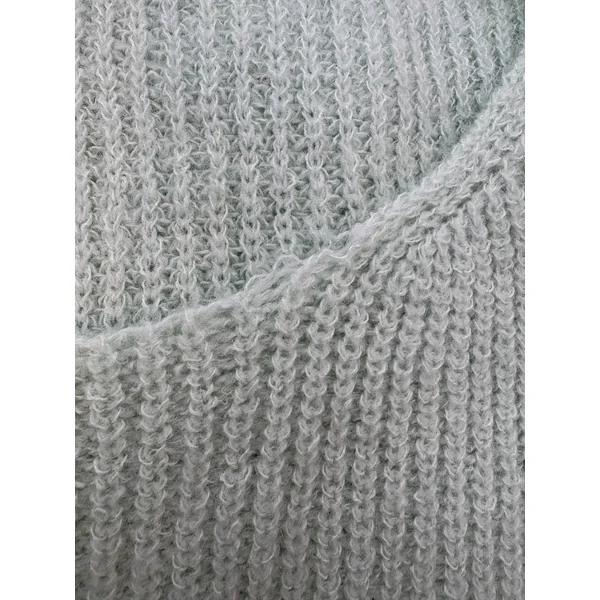 LÉGERS DÉFAUTS - Tricot en laine ÉMILY - vert menthe