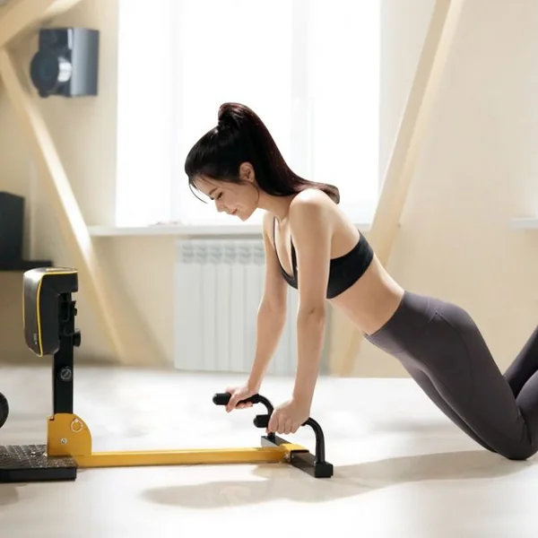 Machine de Gymnastique 8 en 1 pour Abdominaux et Jambes 11 Réglages de Hauteur Capacité de Support 120kg en Métal