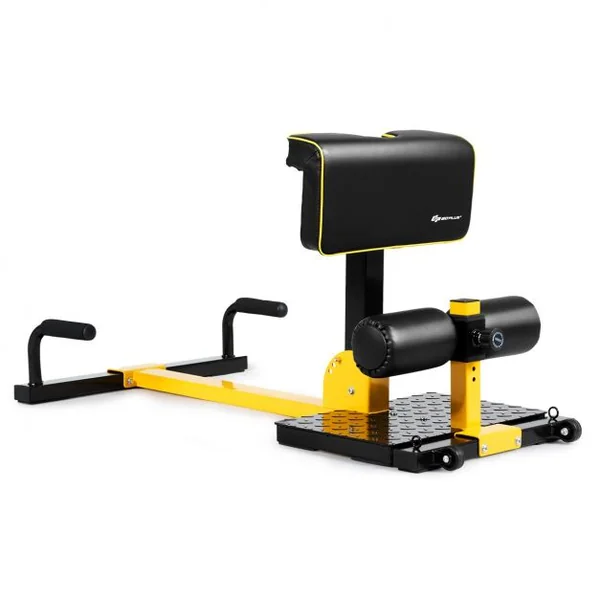 Machine de Gymnastique 8 en 1 pour Abdominaux et Jambes 11 Réglages de Hauteur Capacité de Support 120kg en Métal