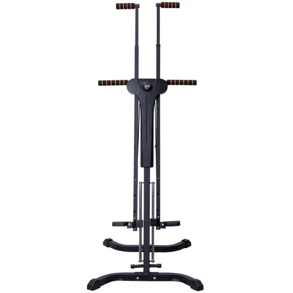 Machine d'Escalade Verticale & Stepper 2-en-1 Appareil de Fitness Pliable pour l'Entraînement Complet