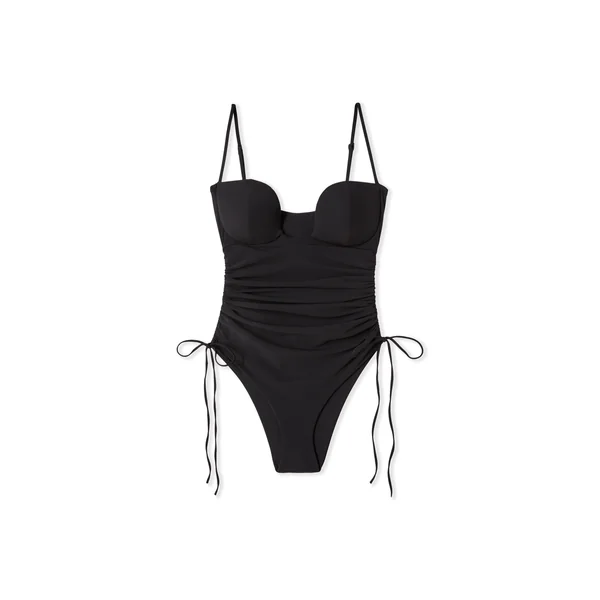 Maillot de bain 1 pièce avec noeuds ajustables