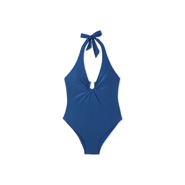 Maillot de bain 1 pièce satiné avec détail bijou