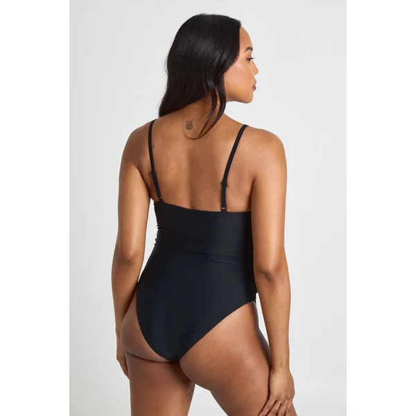 Maillot De Bain De Maternité Froncé Devant
