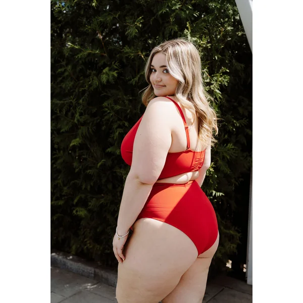 Maillot de bain une pièce - rouge cerise