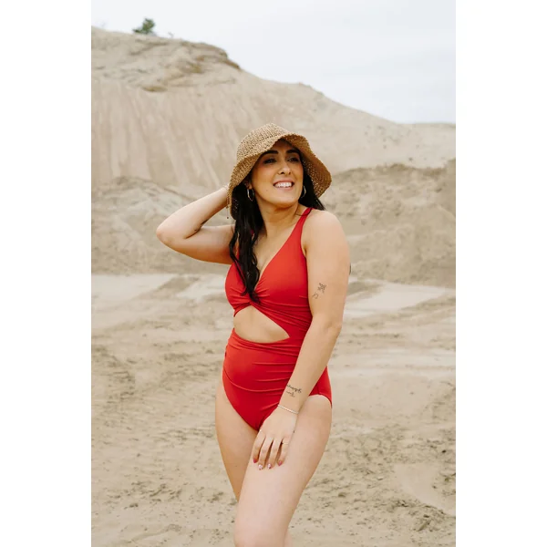Maillot de bain une pièce - rouge cerise