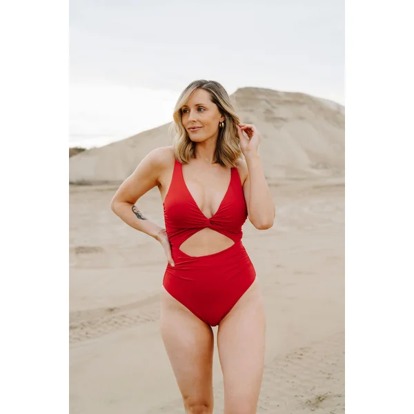 Maillot de bain une pièce - rouge cerise
