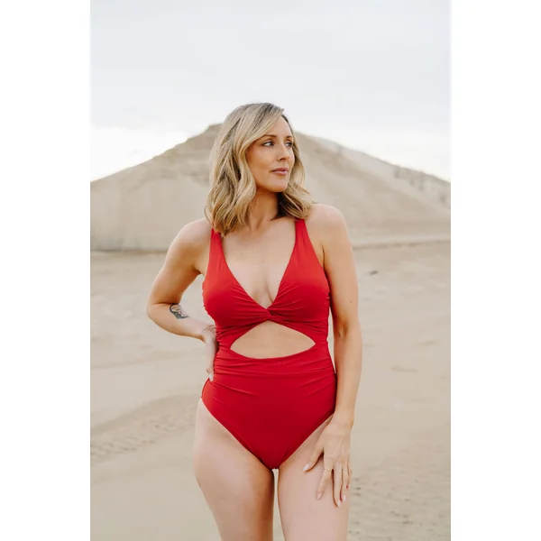 Maillot de bain une pièce - rouge cerise