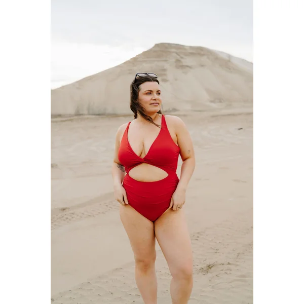 Maillot de bain une pièce - rouge cerise