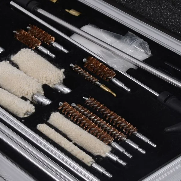Malette de kit de nettoyage universel pour pistolet et fusil de chasse, 78 pièces, Pratique, Deluxe, pour Arme à Feu