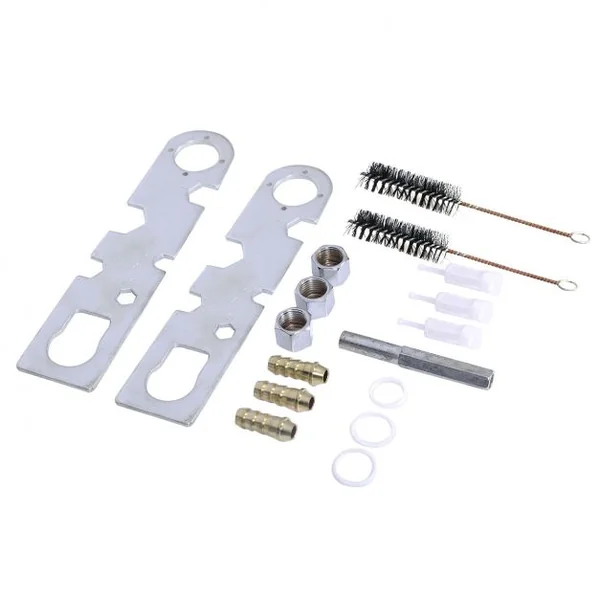 Malette de pistolet à peinture Aérographe Kit de pistolets de peinture avec accessoires, en aluminium, 43.5x44x13cm