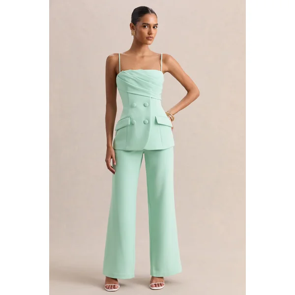 Malou | Pantalon tailleur en sauge