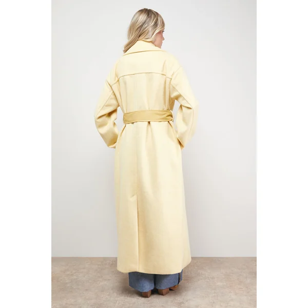 Manteau Maxi Décontracté avec Ceinture