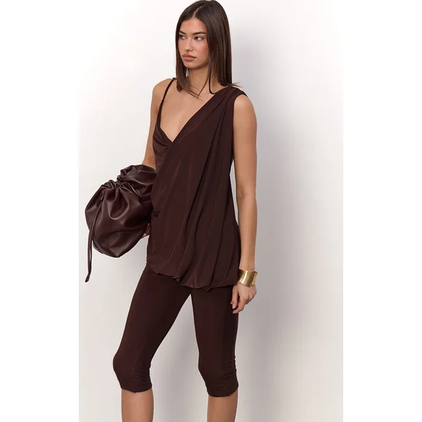 Marron Chocolat Capri Slinky