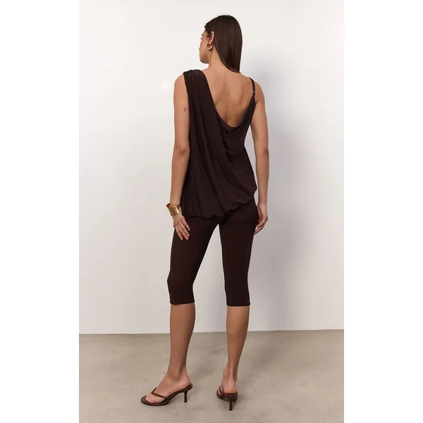 Marron Chocolat Capri Slinky