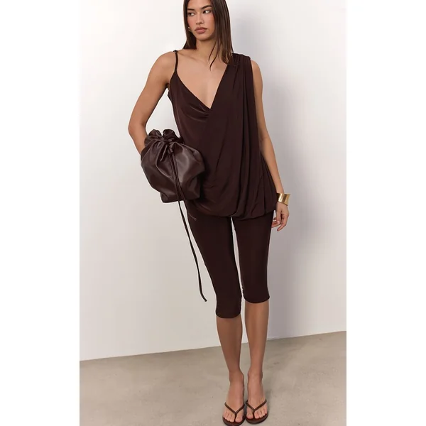 Marron Chocolat Capri Slinky