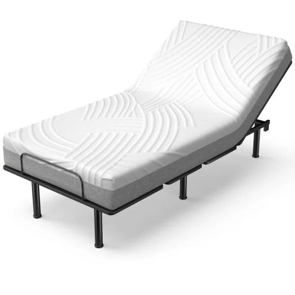 Matelas pour Sommier Électrique 92x200x20CM Relaxation Matelas en Mousse à Mémoire de Gel pour lit Simple(matelas seulement)