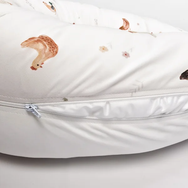 Maternity and nursing cushion with cover, Gallina