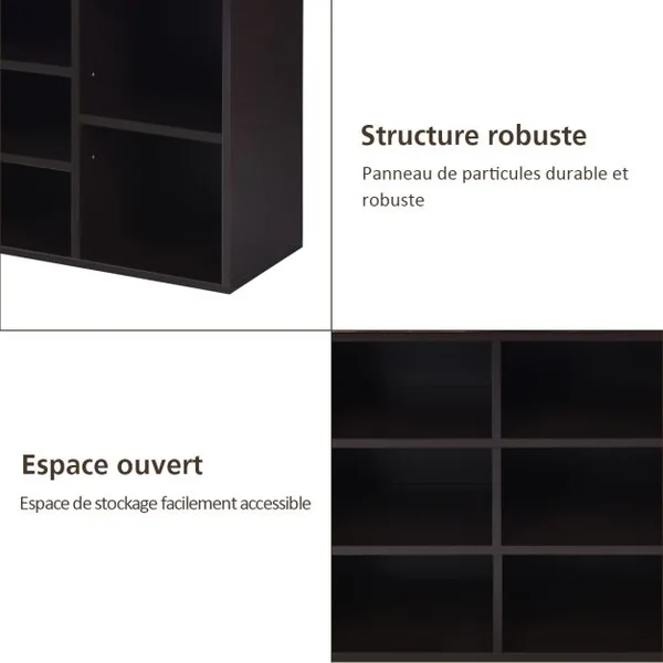 Meuble à Chaussures Banc à Chaussures avec Coussin Capacité 150 Kg Grand Rangement en Bois 104X30X48 Cm 5 Couleurs au Choix