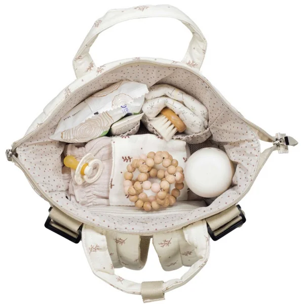 Mimosa waterproof cotton changing backpack