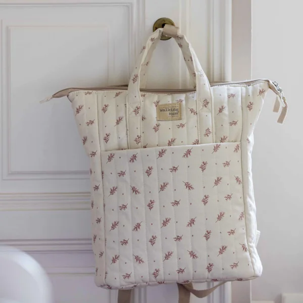 Mimosa waterproof cotton changing backpack