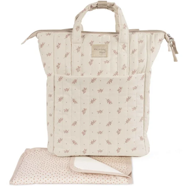 Mimosa waterproof cotton changing backpack