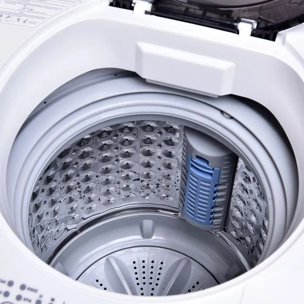 Mini machine à laver 240 W automatique Lave-linge et Essorage 210W Economie d’énergie Capacité 3.5 Kg 43x43x75cm Blanc