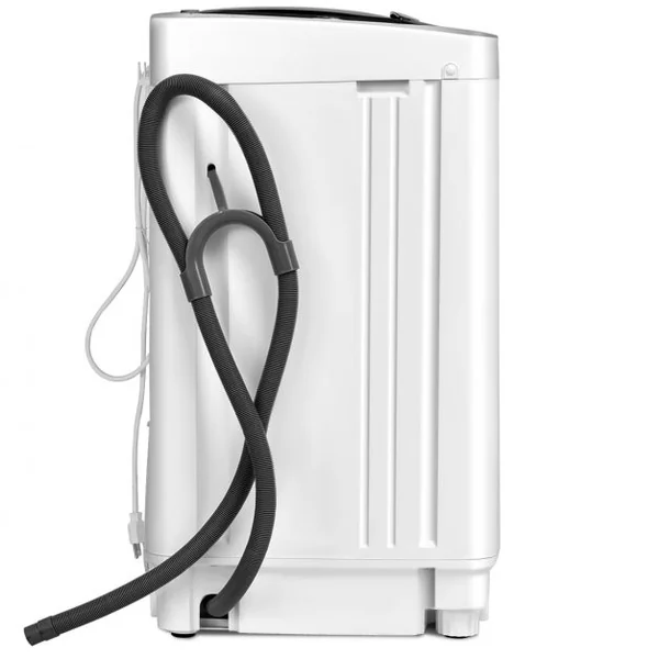 Mini machine à laver 240 W automatique Lave-linge et Essorage 210W Economie d’énergie Capacité 3.5 Kg 43x43x75cm Blanc