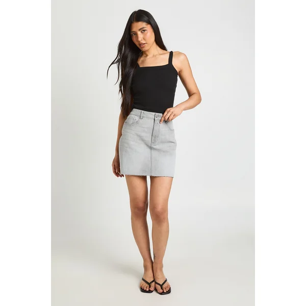 Mini-jupe En Jean Pour Grandes Tailles