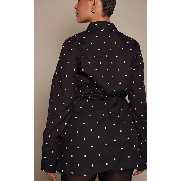 Mini-jupe À Pois Grande Taille