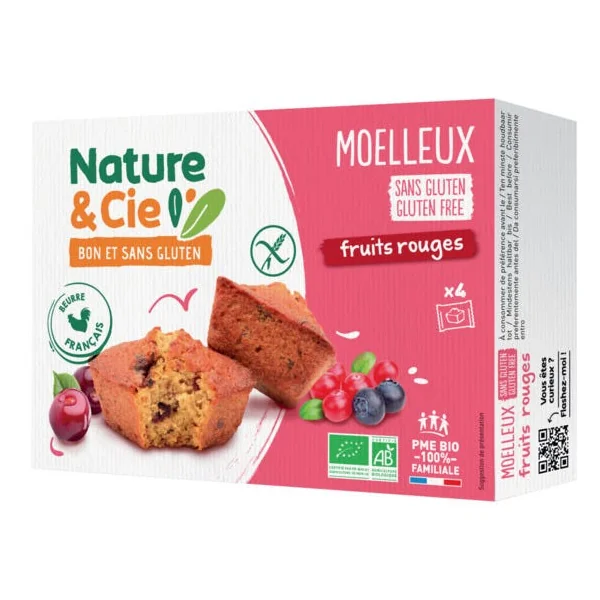 Moelleux fruits rouges 150g