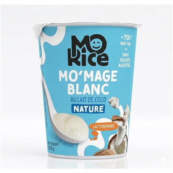 Mo'mage blanc nature riz coco 375g
