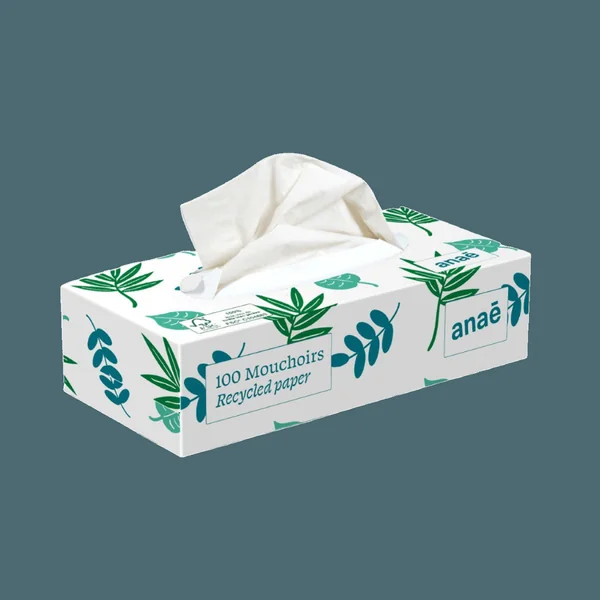 Mouchoirs Cellulose Recyclée