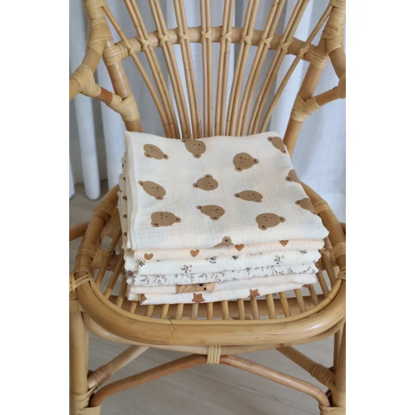 Mousseline - fleurs vintage