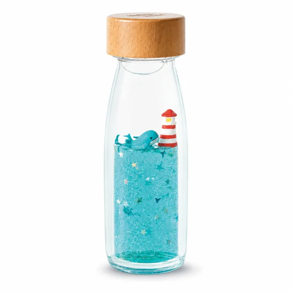Move sensory bottle, whale