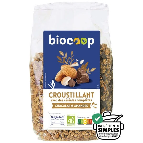 Muesli croustillant chocolat amande 1kg