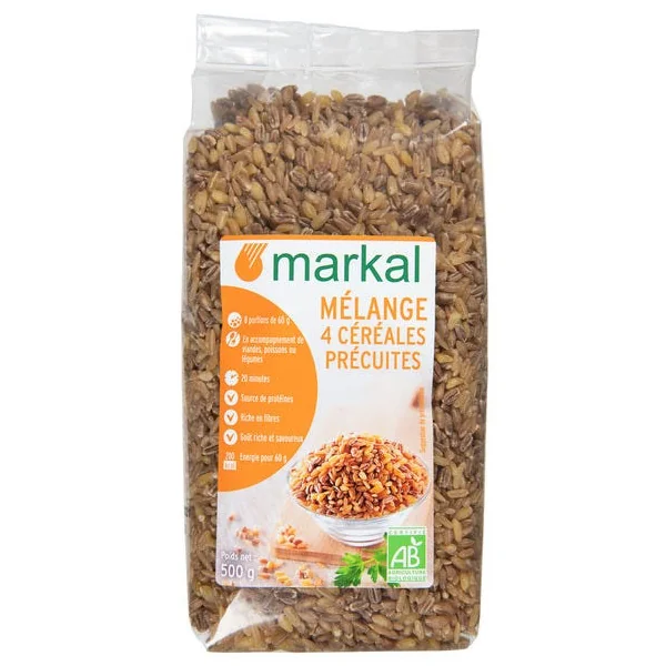 Mélange 4 céréales précuites 500g