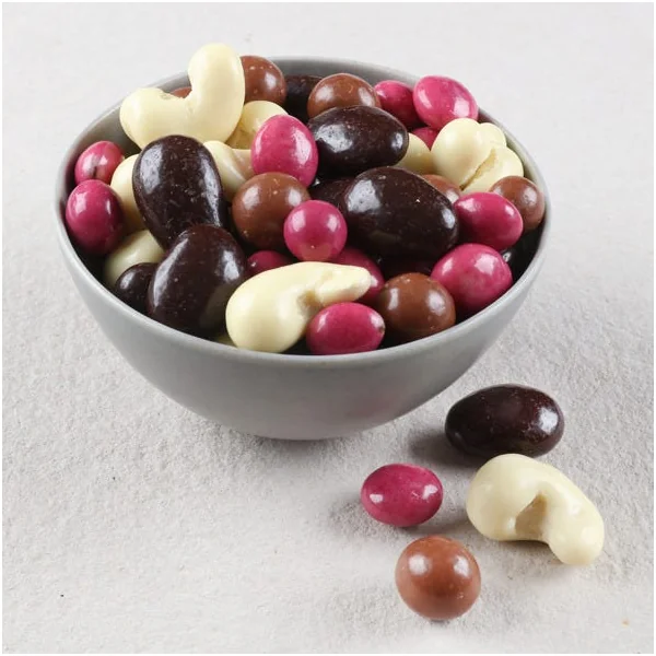 Mélange fruits secs enrobés 4 couleurs Bio