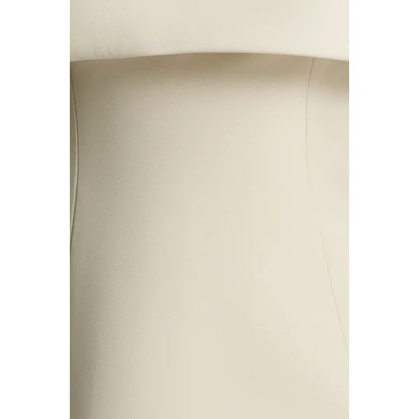 Nelly | Mini-robe nude à col bandeau