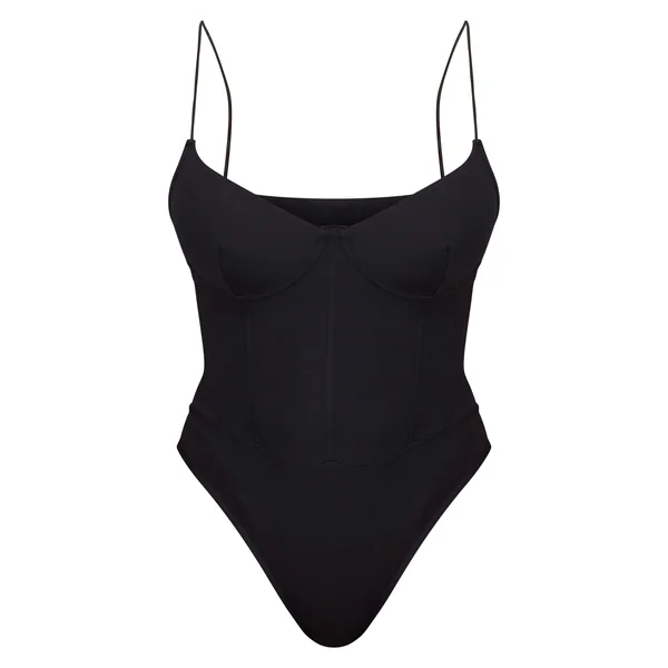 Noir Body Sculptant À Armatures
