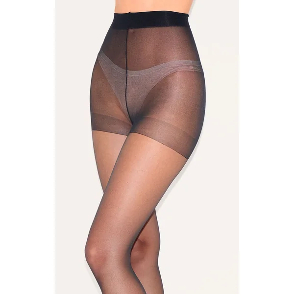 Noir Collants Transparents 15 Deniers