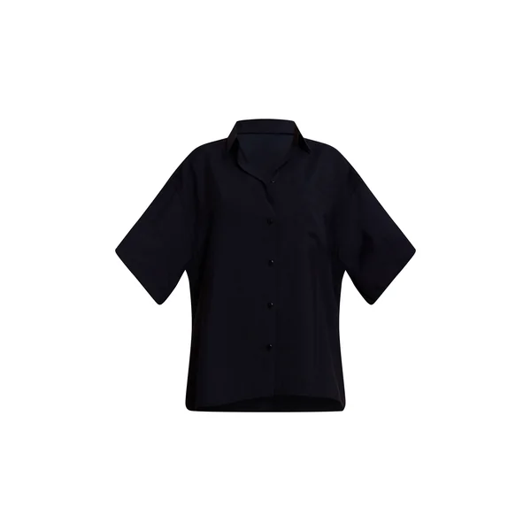Noir Ensemble Coordonné Chemise Boutonnée