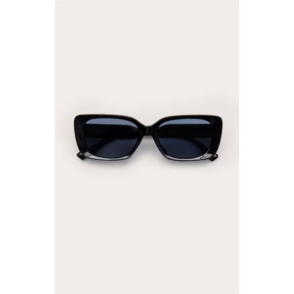 Noir Lunettes De Soleil Œil De Chat Carrées