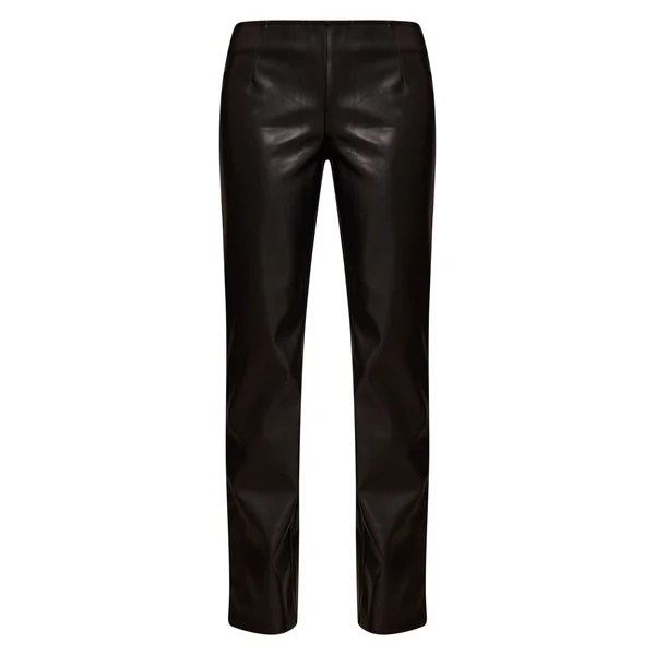 Noir Pantalon Ajusté En Synthétiquecuir Ensemble Coordonné