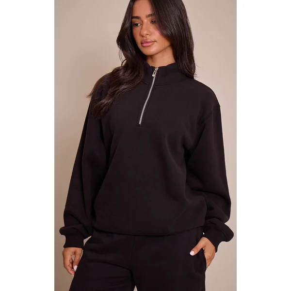 Noir Pantalon De Jogging Petite À Jambe Droite
