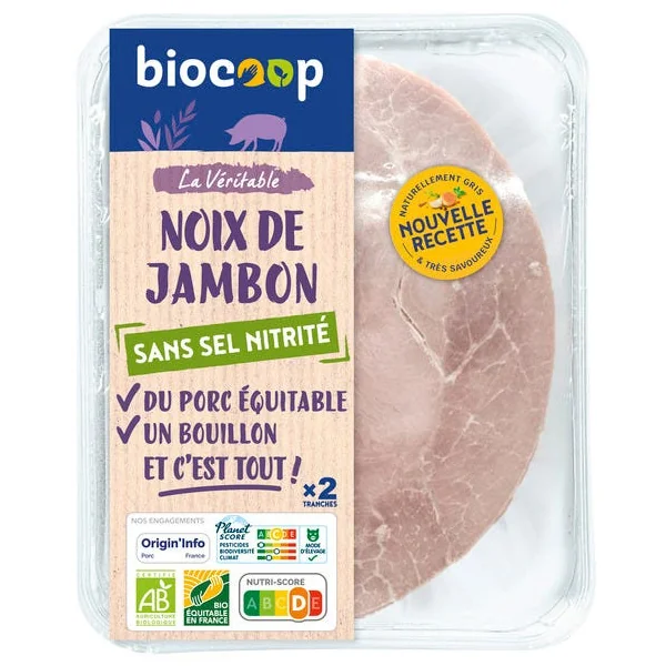 Noix de jambon s/sel nitrité (2) 80g