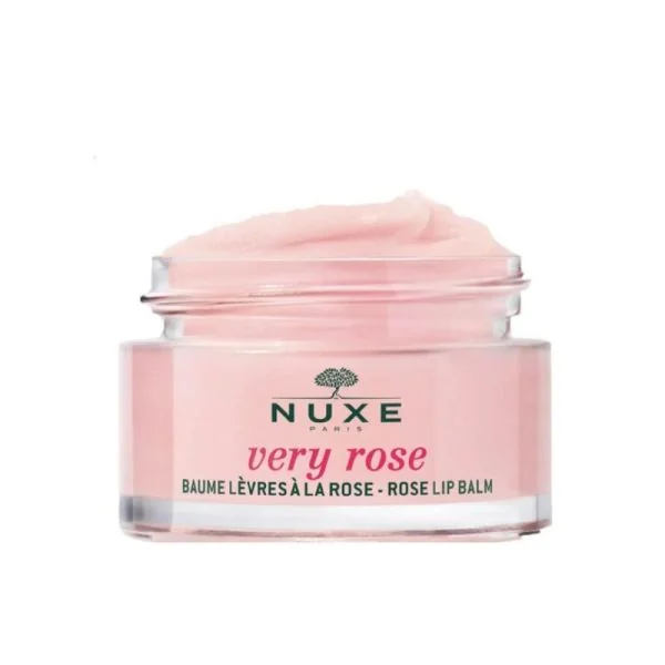NUXE VERY ROSE Baume Lèvres à la Rose 15g - Lèvres Ultra Sèches ou Abîmées