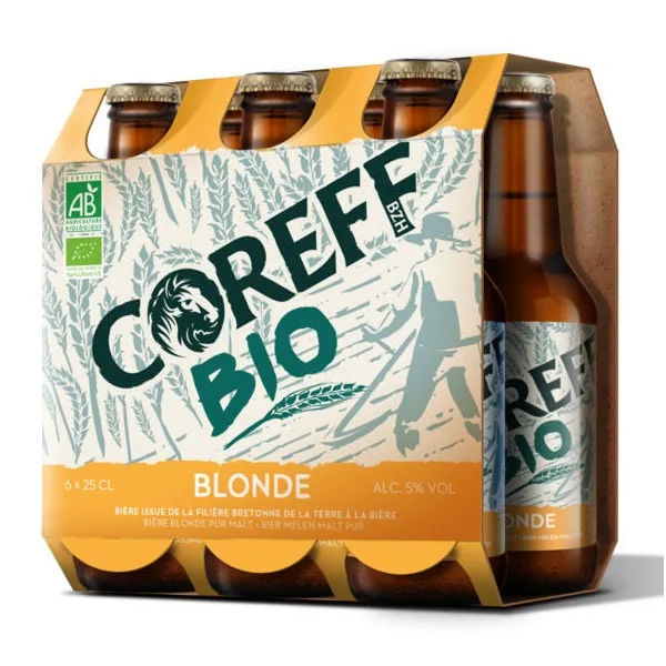 Pack de Bière blonde Coreff 5° 25cl (6)