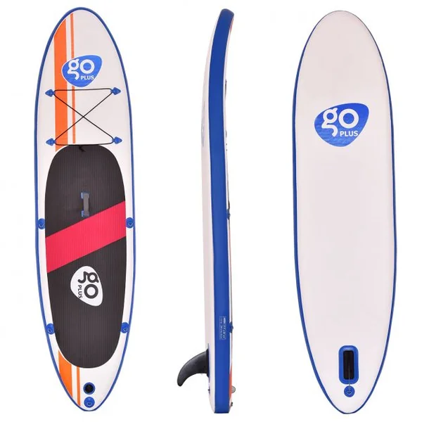 Paddle Gonflable Coloré avec Pompe,Gouvernail Arrière,Sac à Dos 297x76 x15cm
